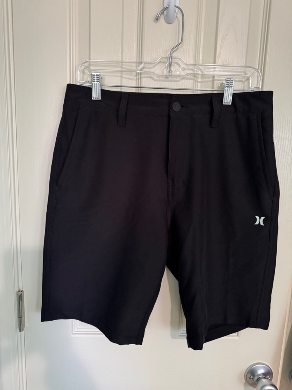 Hurley Men's Black Athletic Stretch Shorts